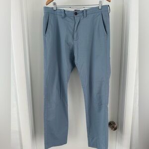 J.Crew Straight-fit flex chino pant like new condition. W33 x L32 light blue